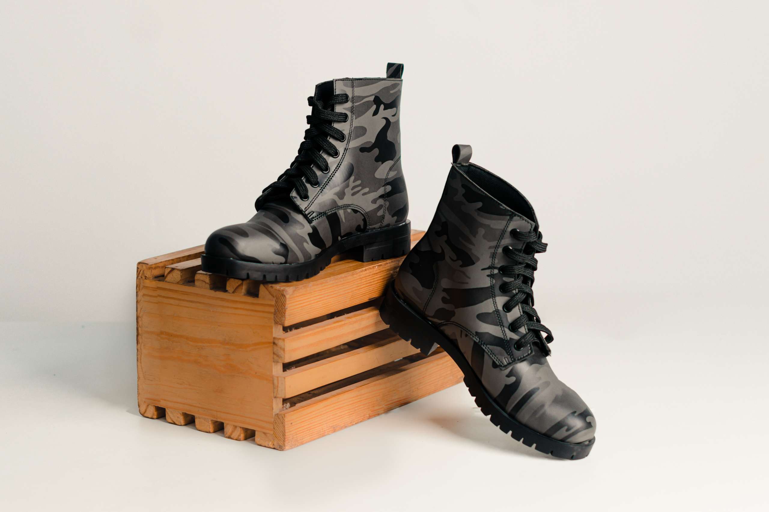 Polacco Police Camouflage Combat Boots